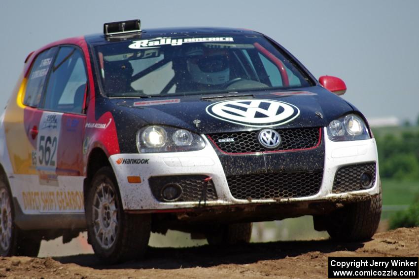 Brian Dondlinger ran as '0' car in his VW GTI-Rally