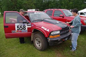 Jim Cox / Dan Drury Chevy S-10 before the start