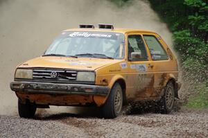 Chad Eixenberger / Colin Vickman VW Golf on SS2