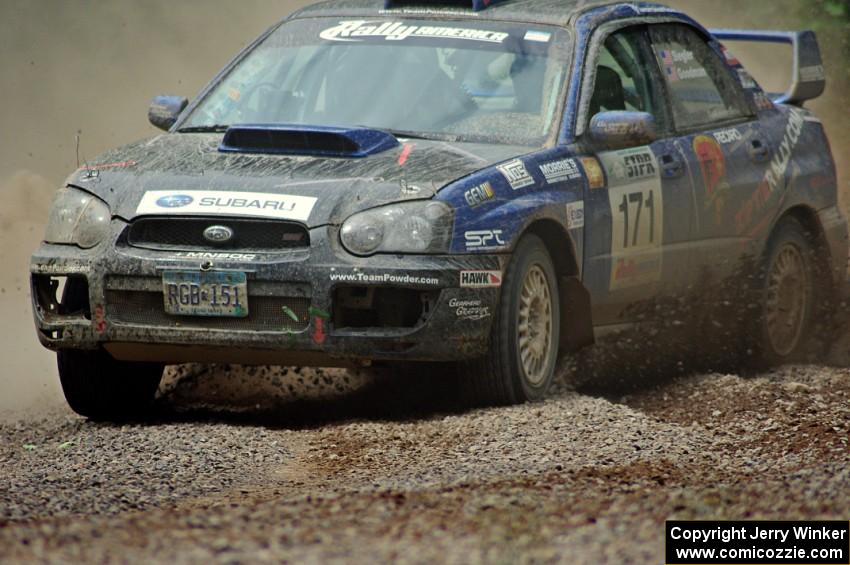 Carl Siegler / Dave Goodman Subaru WRX STi on SS2