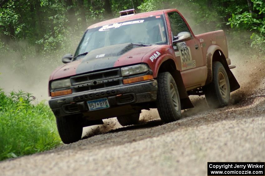 Jim Cox / Dan Drury Chevy S-10 on SS2