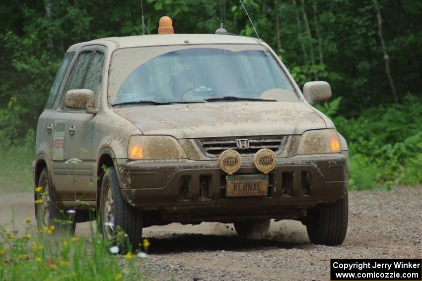 Erik Dahl worked med sweep in his Honda CRV