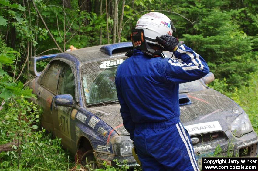 Carl Siegler / Dave Goodman Subaru WRX STi on SS3