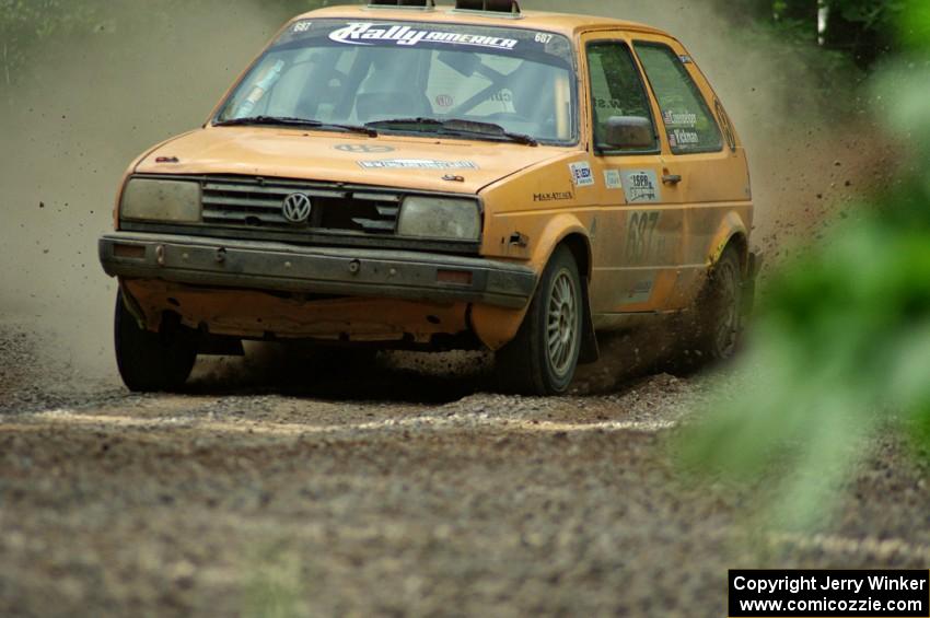 Chad Eixenberger / Colin Vickman VW Golf on SS4