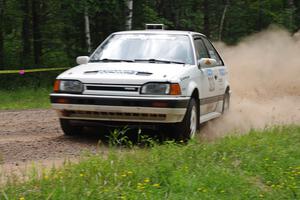 Erik Zenz / Dave Parps Mazda 323GTX on SS1