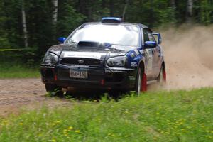 Carl Siegler / Dave Goodman Subaru WRX STi on SS1