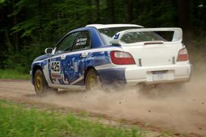 Adam Yeoman / Jordan Schulze Subaru Impreza on SS1