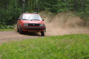 Brent Carlson / Mark Utecht VW GTI on SS1