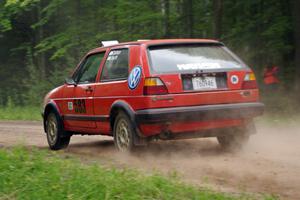 Brent Carlson / Mark Utecht VW GTI on SS1