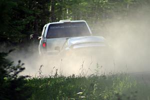 Derek McCorison / Paul Johansen Hyundai Tiburon is pulled out of the stage by sweep.