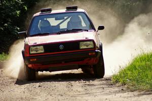 Brent Carlson / Mark Utecht VW GTI on SS3