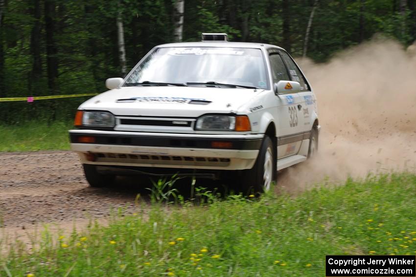 Erik Zenz / Dave Parps Mazda 323GTX on SS1