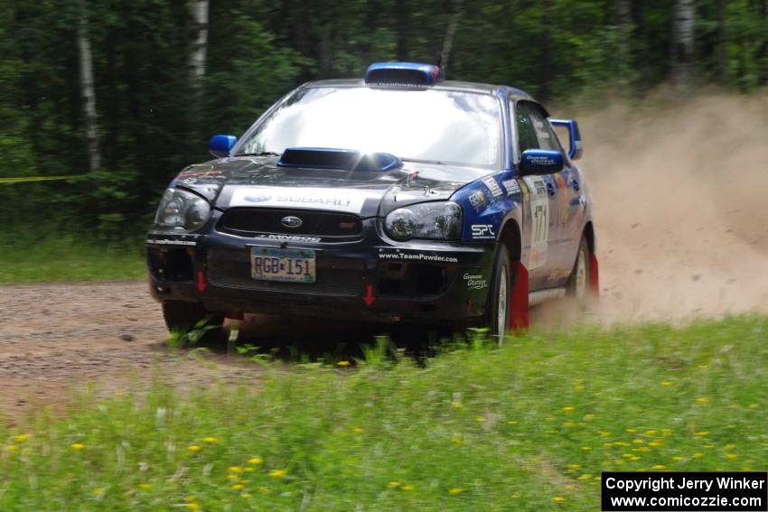 Carl Siegler / Dave Goodman Subaru WRX STi on SS1