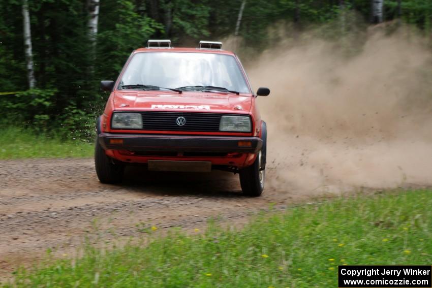 Brent Carlson / Mark Utecht VW GTI on SS1