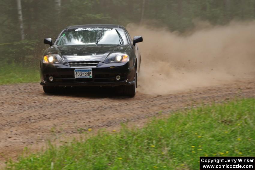 Derek McCorison / Paul Johansen Hyundai Tiburon on SS1