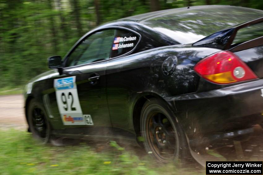 Derek McCorison / Paul Johansen Hyundai Tiburon on SS1