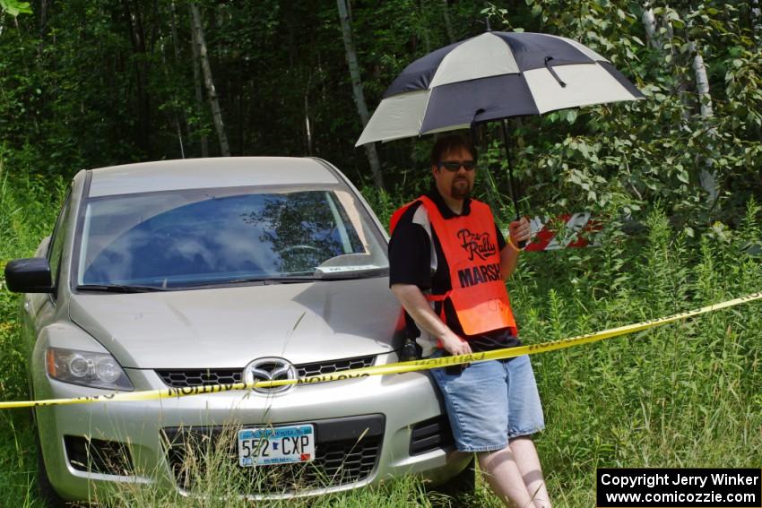 Jim from Specialstage.com works as a marshal.