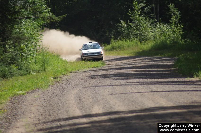 Erik Zenz / Dave Parps Mazda 323GTX on SS2