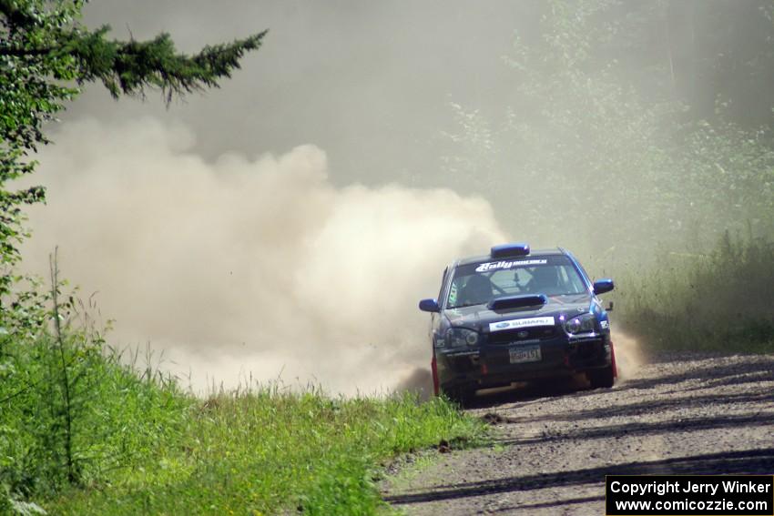 Carl Siegler / Dave Goodman Subaru WRX STi on SS2