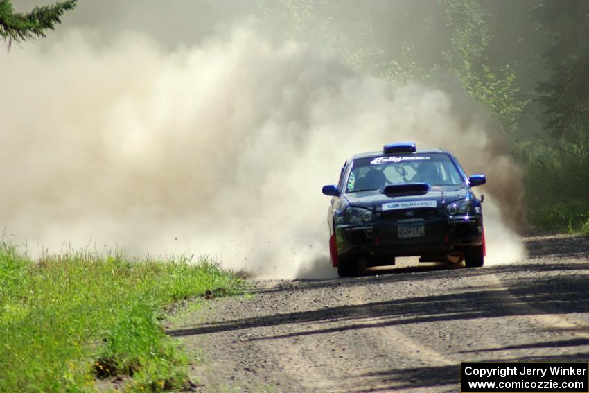 Carl Siegler / Dave Goodman Subaru WRX STi on SS2