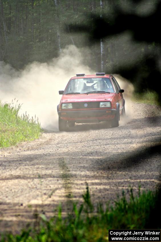 Brent Carlson / Mark Utecht VW GTI on SS2