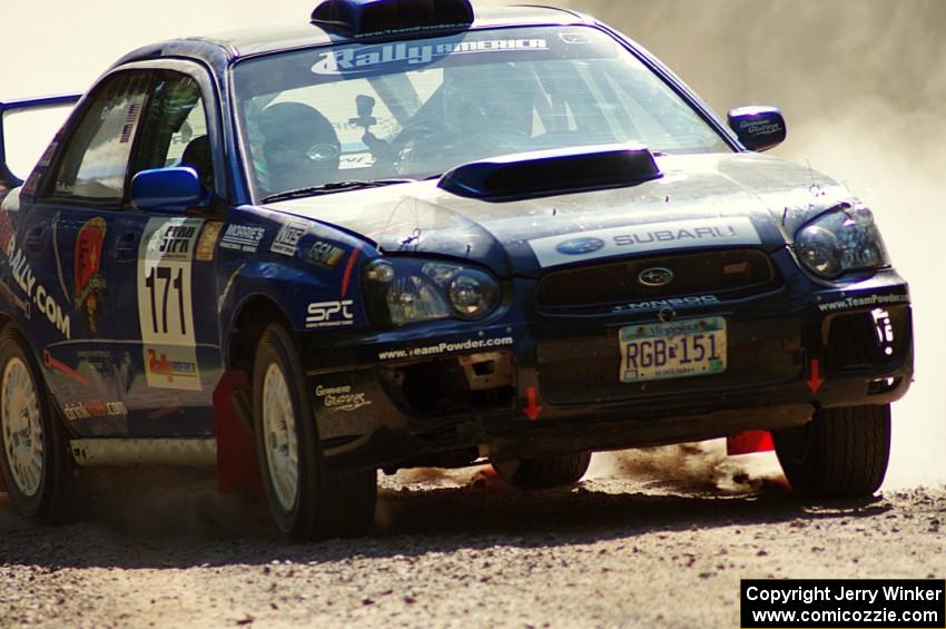 Carl Siegler / Dave Goodman Subaru WRX STi on SS3