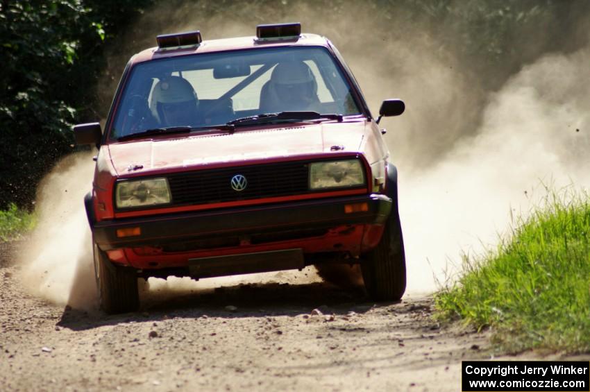 Brent Carlson / Mark Utecht VW GTI on SS3