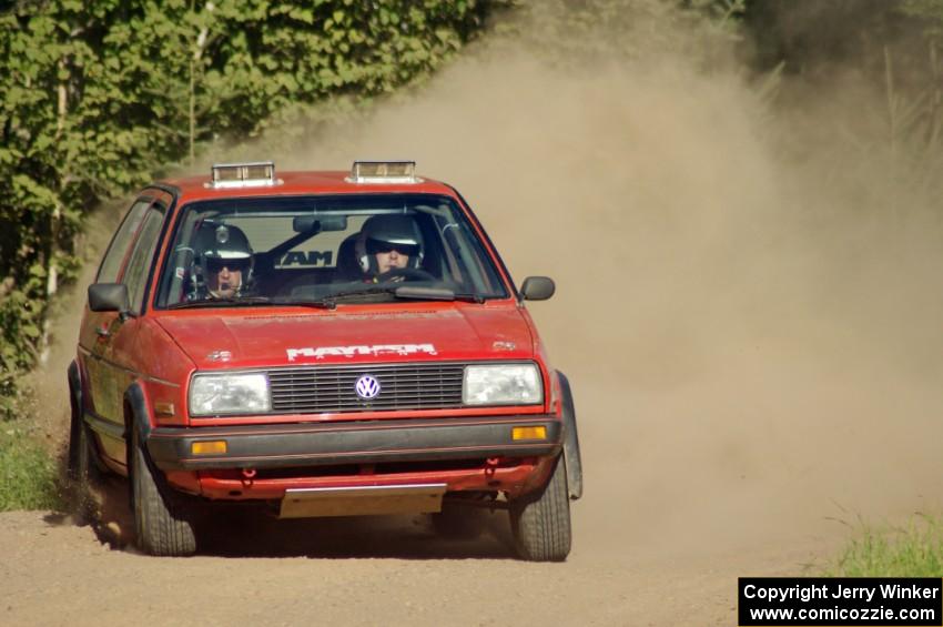 Brent Carlson / Mark Utecht VW GTI on SS4