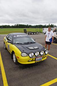 Chris Greenhouse / Chris Gordon Plymouth Neon had new paint after rolling at STPR.