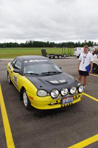 Chris Greenhouse / Chris Gordon Plymouth Neon had new paint after rolling at STPR.