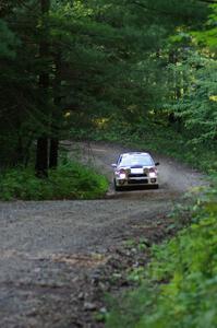 Dave Hintz / Doug Chase in their Subaru WRX on SS1