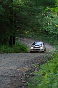 Dave Hintz / Doug Chase in their Subaru WRX on SS1