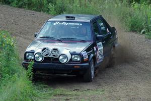 Matt Bushore / Andy Bushore in their VW Jetta on SS1