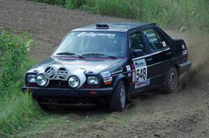 Matt Bushore / Andy Bushore in their VW Jetta on SS1