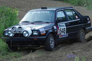 Matt Bushore / Andy Bushore in their VW Jetta on SS1