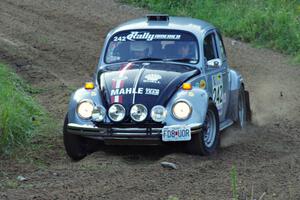 Mark Huebbe / John Huebbe in their VW Beetle on SS1