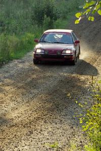 Mike Bond / Jack Penley in their Honda Civic Si on SS1