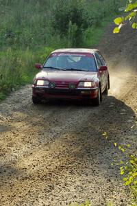 Mike Bond / Jack Penley in their Honda Civic Si on SS1