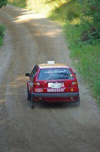 Daryn Chernick / Matt Conte in their VW GTI on SS1