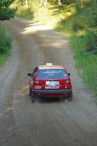 Daryn Chernick / Matt Conte in their VW GTI on SS1