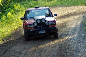 Jim Cox / Dan Drury in their Chevy S-10 on SS1