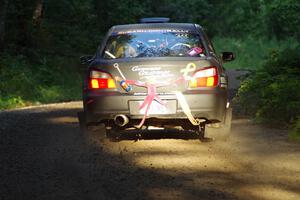 Anthony Israelson / Jason Standage in their Subaru Impreza on SS1