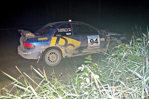 Piotr Fetela / Ray Vambuts in their Subaru Impreza STi on SS6