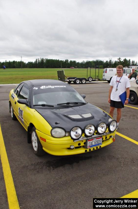 Chris Greenhouse / Chris Gordon Plymouth Neon had new paint after rolling at STPR.