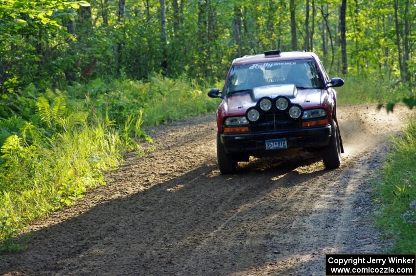 Jim Cox / Dan Drury in their Chevy S-10 on SS1