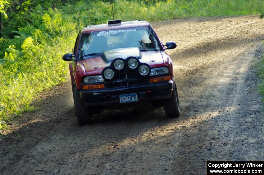 Jim Cox / Dan Drury in their Chevy S-10 on SS1