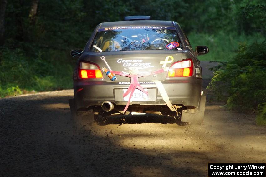 Anthony Israelson / Jason Standage in their Subaru Impreza on SS1