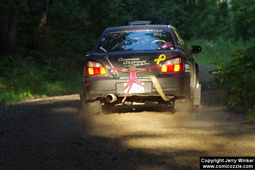 Anthony Israelson / Jason Standage in their Subaru Impreza on SS1