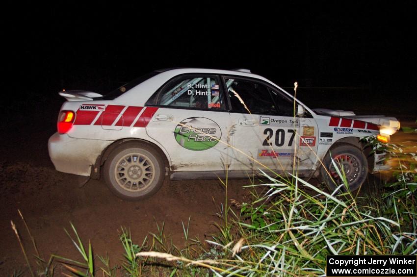 Dave Hintz / Doug Chase in their Subaru WRX on SS6