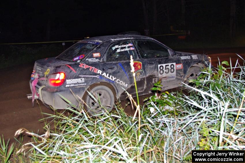 Anthony Israelson / Jason Standage in their Subaru Impreza on SS6
